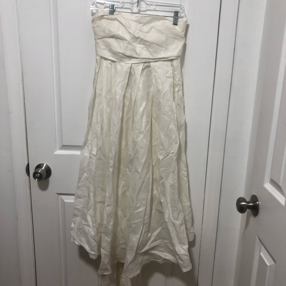 NWT Elm Design strapless linen dress